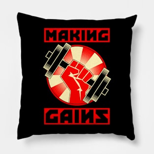 Making Gains Pillow