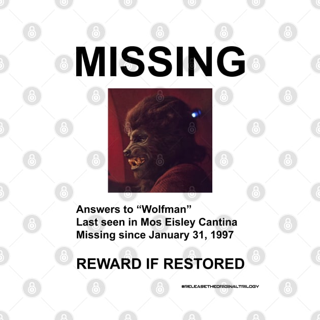 Missing Wolfman by doubleofive