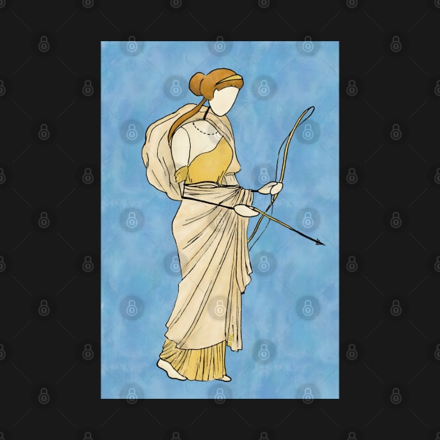 Ladies of the Villa of Ariadne - Diana by GreekMythComix