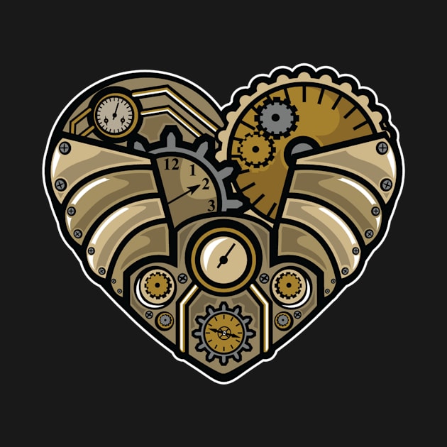 Steampunk-Heart by Eoli Studio