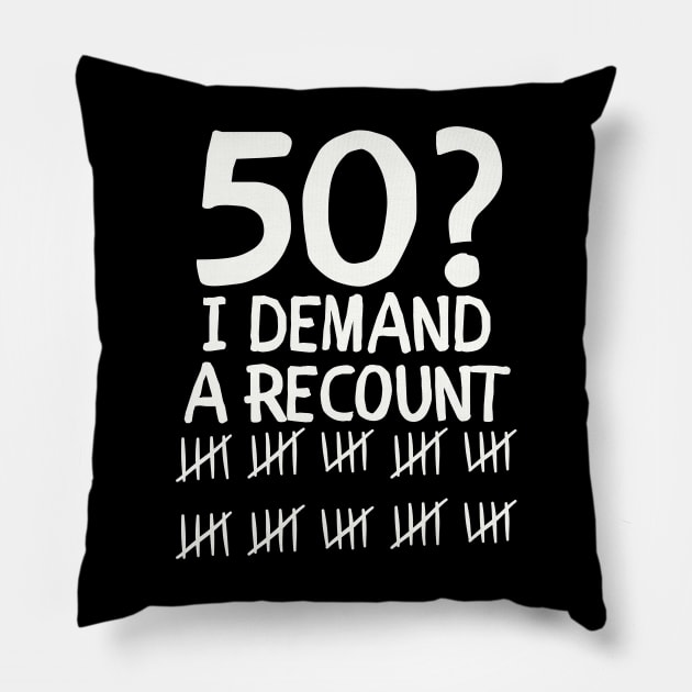 50th-birthday Pillow by WordsOfVictor