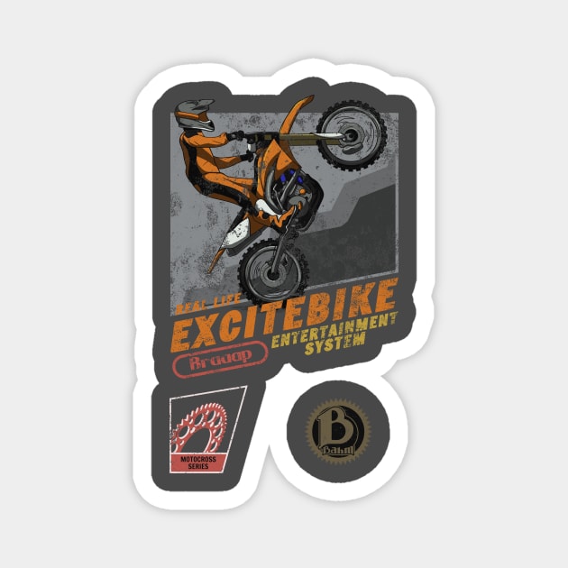 Real Life Excitebike Magnet by BAHMcreations