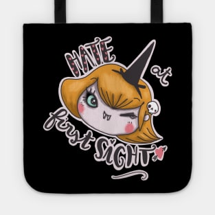 hate at first sight Tote