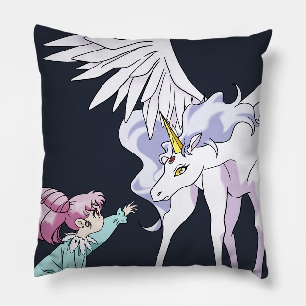 Pegasus & Chibiusa Pillow by Nykos