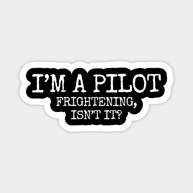 Pilot Aviator Aviation Magnet by KAWAIITEE