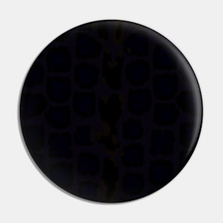 Jaguar Pattern in Black Panther Colors Pin