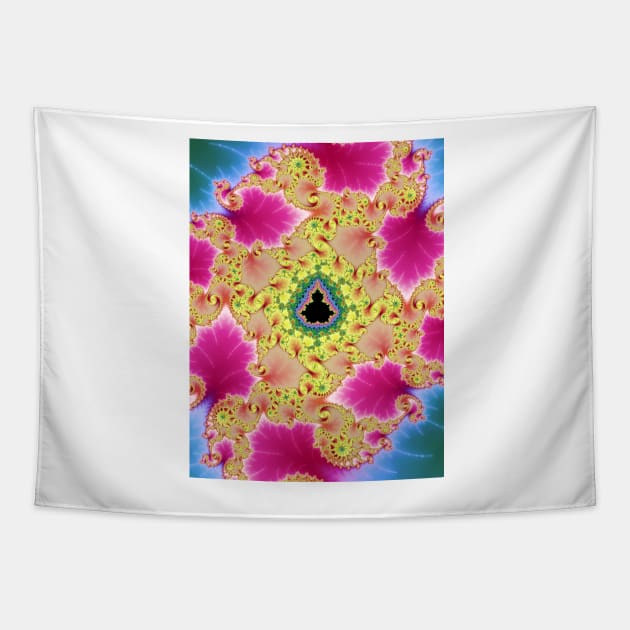 Mandelbrot Fractal Zoom Tapestry by pinkal