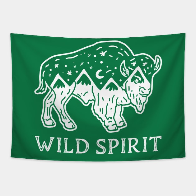 Wild Spirit Shirt | Graphic Tees | Hiking Shirt | Adventure Unisex Shirt | Boho Shirt | Adventure Tshirt Tapestry by Wintrly