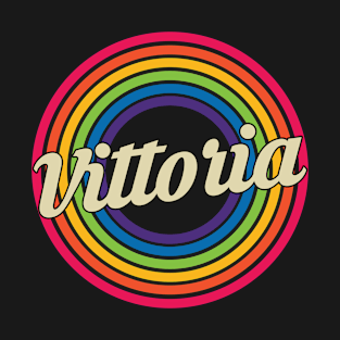 Vittoria - Retro Rainbow Style T-Shirt