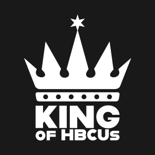 King Of HBCUs White Logo Tee T-Shirt