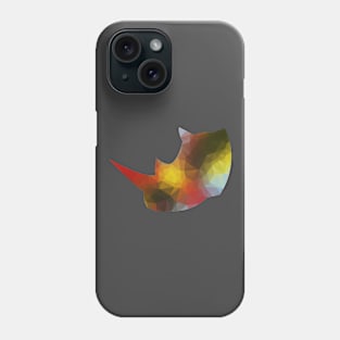 Polygon Rhinoceros Phone Case