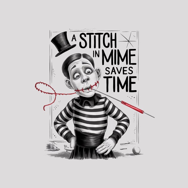 A stitch in mime... by Dizgraceland