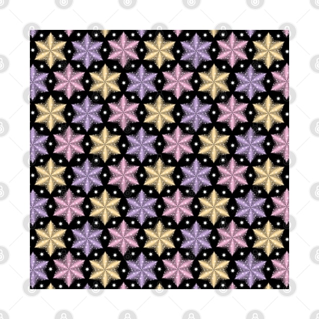 Sparkly Flowers Pattern by Designoholic