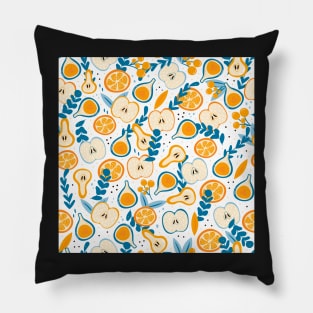 Bright summer pattern with fruits Pillow