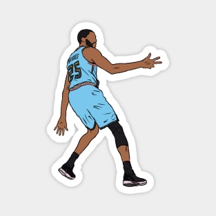 Mikal Bridges 3 Point Celebration Magnet