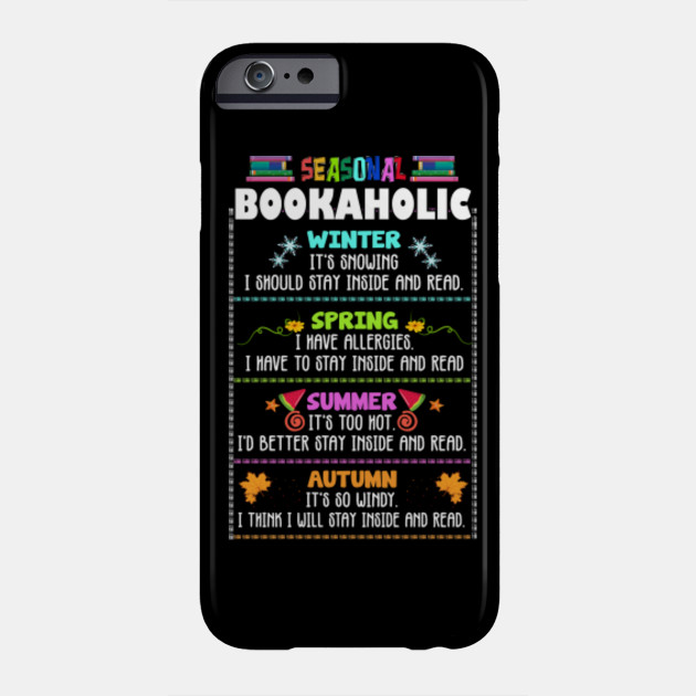 Seasonal Bookaholic Winter Spring Summer Autumn Reading Love