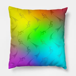 Rainbow Pattern Pillow