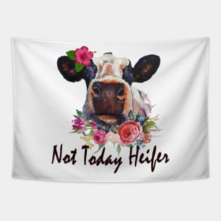 Not today Heifer Tapestry