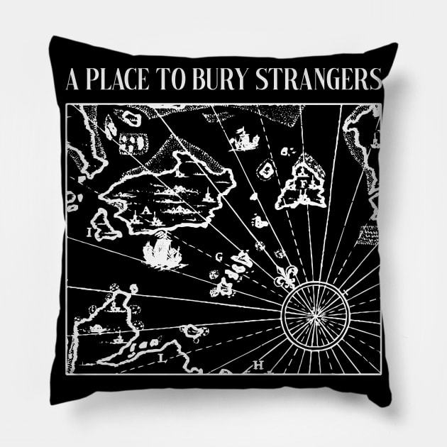 A Place to Bury Strangers Pinned Pillow by IsrraelBonz