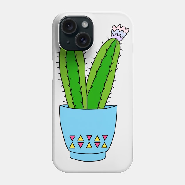 Cute Cactus Design #102: Cacti Flowering At The Same Time Phone Case by DreamCactus