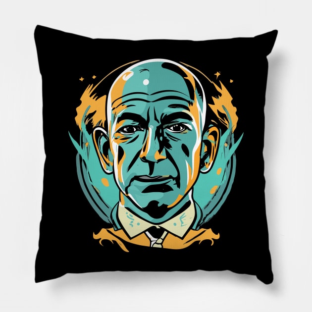 Jeff Bezos Pillow by kknows