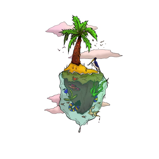 Floating Island by IndiasIllustrations