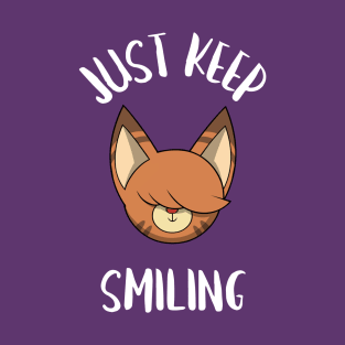 kittyswat Claire "Just Keep Smiling" T-Shirt