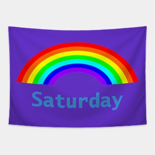 Saturday Rainbow Tapestry