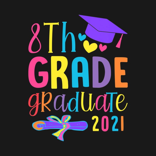 Class Of 2021 Funny 8Th Grade Graduate by Olegpavlovmmo