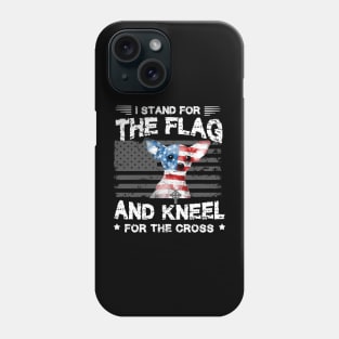 Chihuahhua Dog Stand For The Flag Kneel For Fallen Phone Case