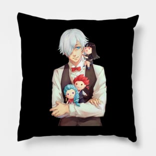 Death Parade Decim Nona Chiyuku Ginti Pillow