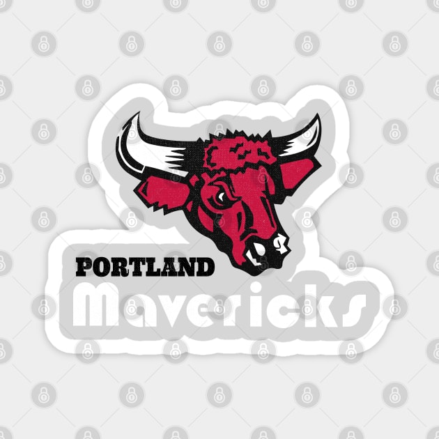 Defunct Portland Mavericks Independent Baseball 1977 Magnet by LocalZonly