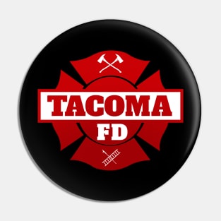 Tacoma FD - TV Show - Badge Logo v2 Pin