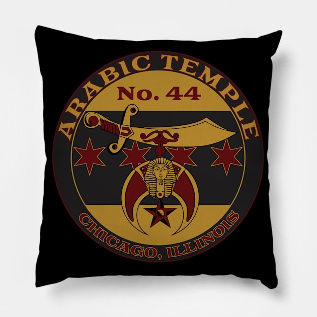 Arabic Temple #44 Pillow by Brova1986