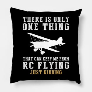 Taking Flight with Laughter - RC Plane Adventures! Pillow