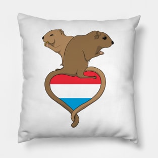 Gerbil Luxembourg (light) Pillow