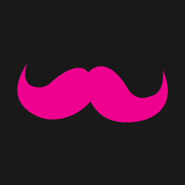 Pink Mustache by Kyle O'Briant