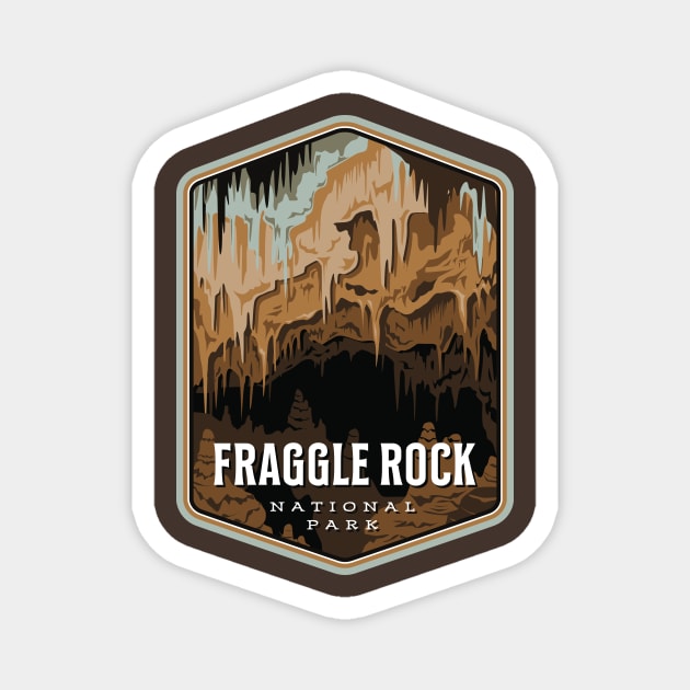 Fraggle Rock National Park Magnet by MindsparkCreative