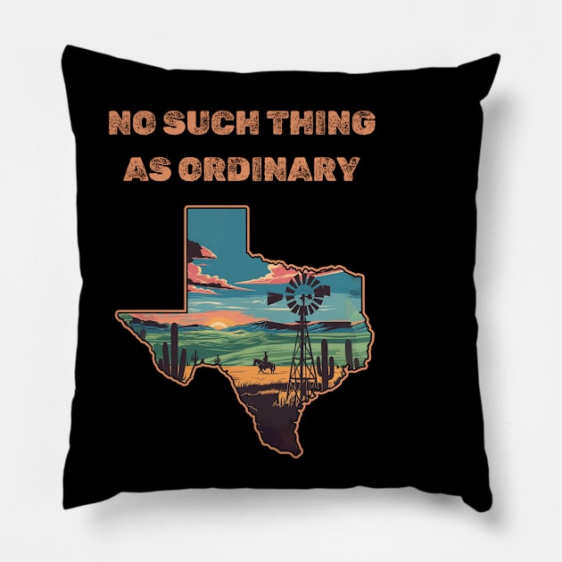 Texas: No such thing as ordinary Pillow by Moulezitouna