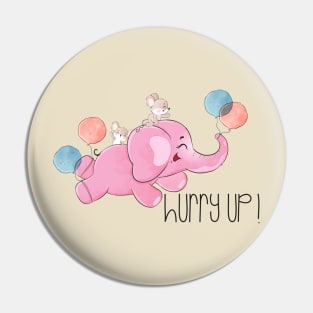 Baby Elephant Mouse Flying Pin