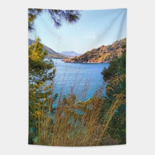 Mediterranean Coast Tapestry