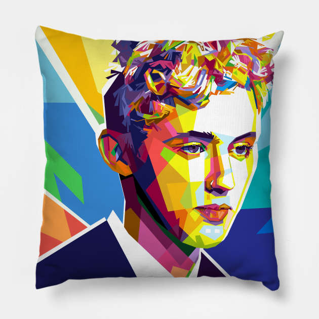 TROYE ARTWORK Pillow by Vector Baturaja