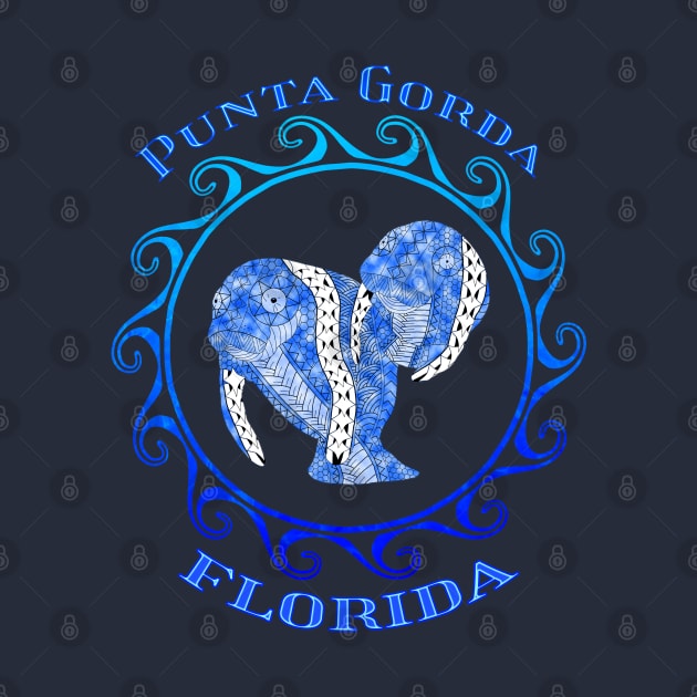 Punta Gorda Florida Vacation Tribal Manatees by macdonaldcreativestudios