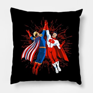 Invincible Omni Man And Homelander Pillow
