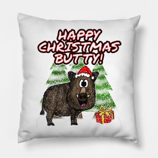 Christmas 2021 Forest Of Dean Wild Boar Funny Pillow