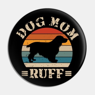 dog mum ruff funny , dog lover vintage valentines funny dog Pin