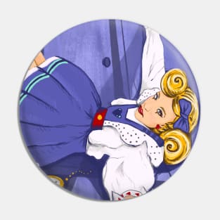 Alice in Wonderland by Cindy Rose Studio Pin