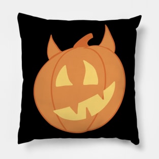 Demon pumpkin Pillow