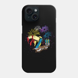 Bananas playing fireworks Phone Case