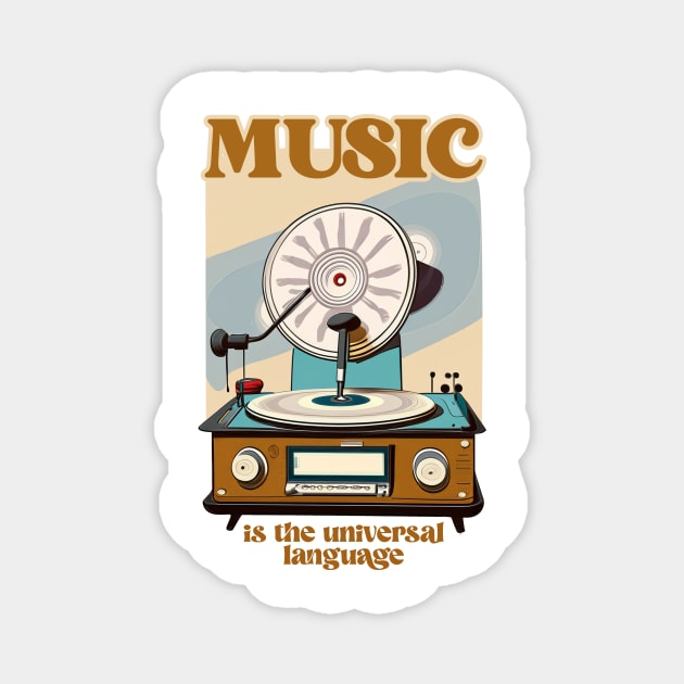 Music is The Universal Language Magnet by nrlhidayat